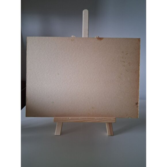 Vintage Hand Painted Oil Painting Of Two Kittens On Board Artist Fran Sullivan - Picture 8 of 10